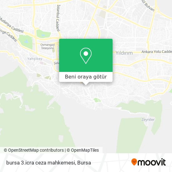 bursa 3.icra ceza mahkemesi harita
