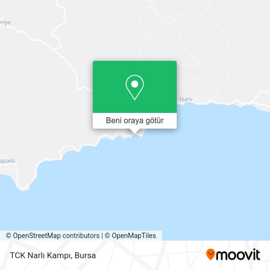 TCK Narlı Kampı harita