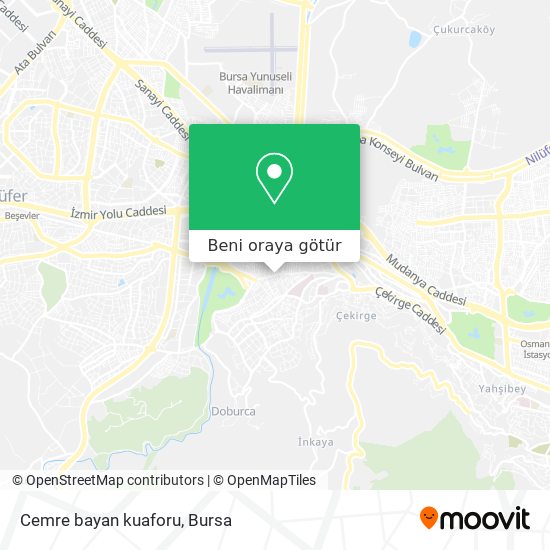 Cemre bayan kuaforu harita