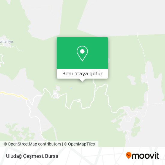 Uludağ Çeşmesi harita