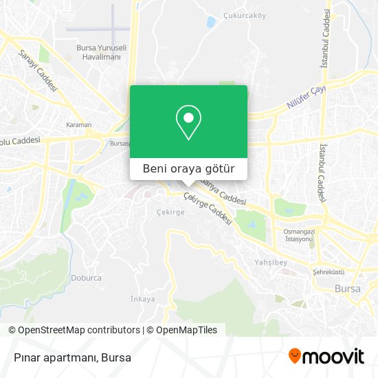 Pınar apartmanı harita
