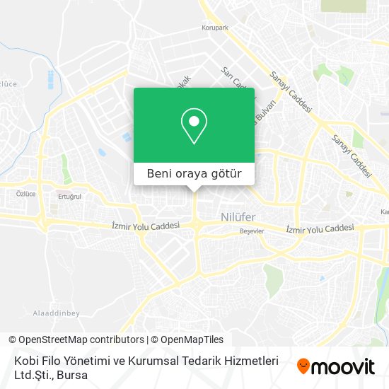 Kobi Filo Yönetimi ve Kurumsal Tedarik Hizmetleri Ltd.Şti. harita