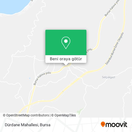 Dürdane Mahallesi harita