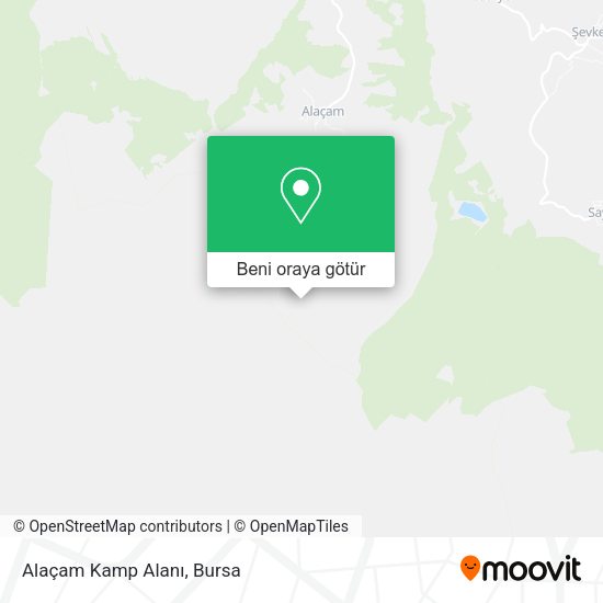 Alaçam Kamp Alanı harita