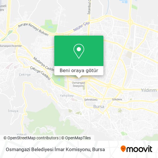 Osmangazi Belediyesi İmar Komisyonu harita