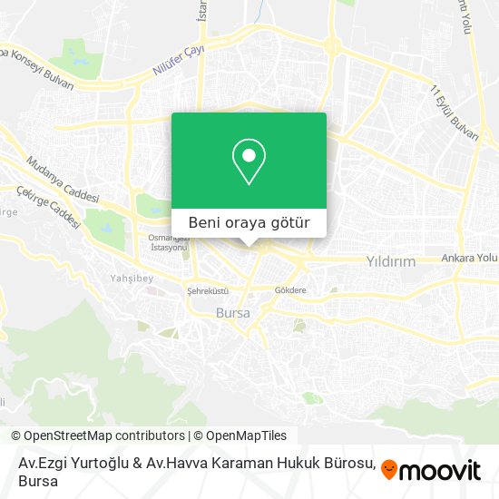 Av.Ezgi Yurtoğlu & Av.Havva Karaman Hukuk Bürosu harita