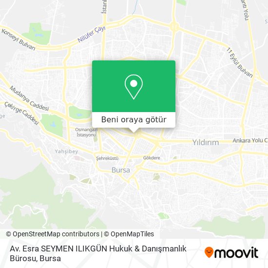 Av. Esra SEYMEN ILIKGÜN Hukuk & Danışmanlık Bürosu harita