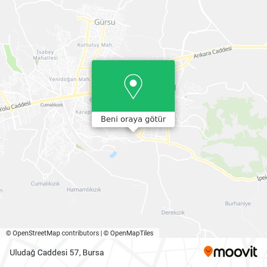 Uludağ Caddesi 57 harita