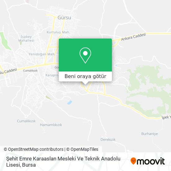 Şehit Emre Karaaslan Mesleki Ve Teknik Anadolu Lisesi harita