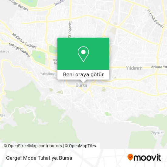 Gergef Moda Tuhafiye harita
