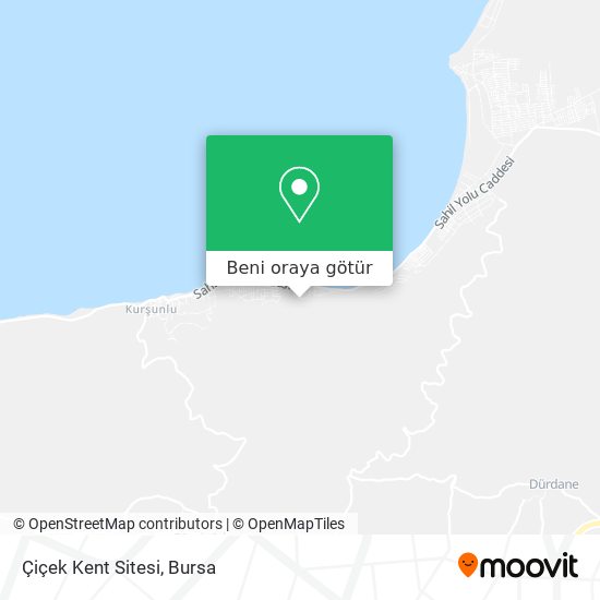 Çiçek Kent Sitesi harita