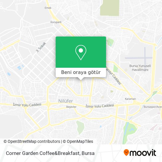 Corner Garden Coffee&Breakfast harita