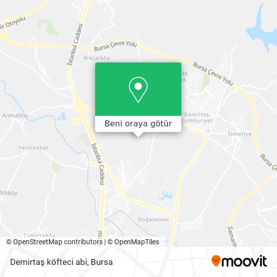 Demirtaş köfteci abi harita