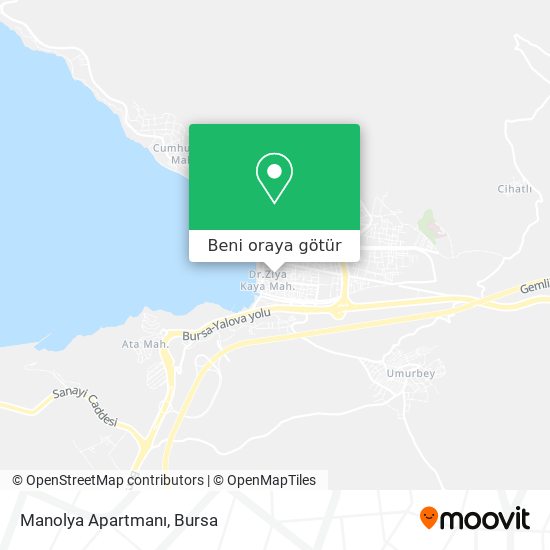 Manolya Apartmanı harita