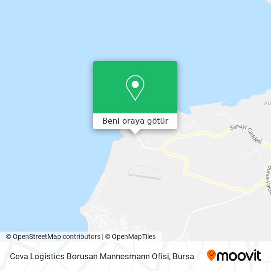 Ceva Logistics Borusan Mannesmann Ofisi harita