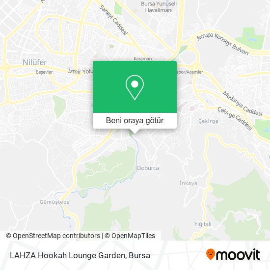 LAHZA Hookah Lounge Garden harita