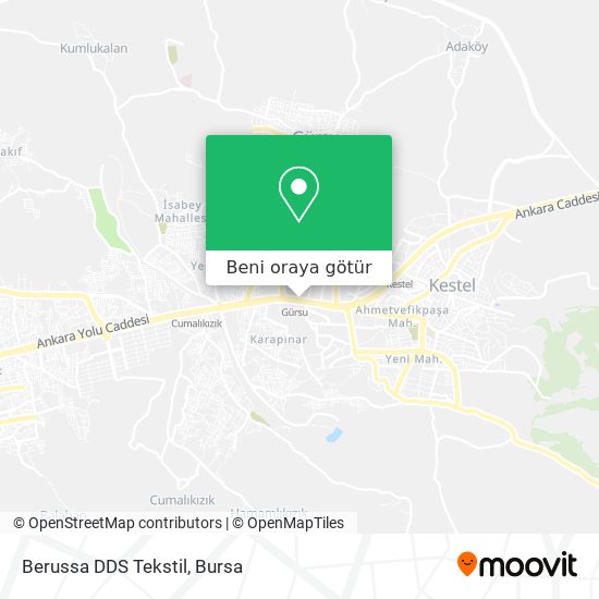 Berussa DDS Tekstil harita