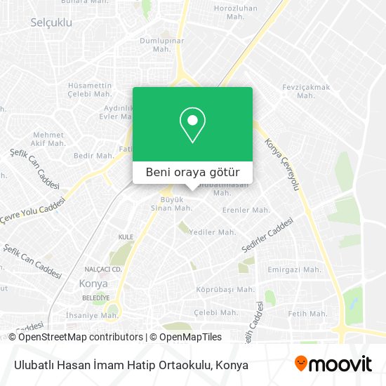 Ulubatlı Hasan İmam Hatip Ortaokulu harita
