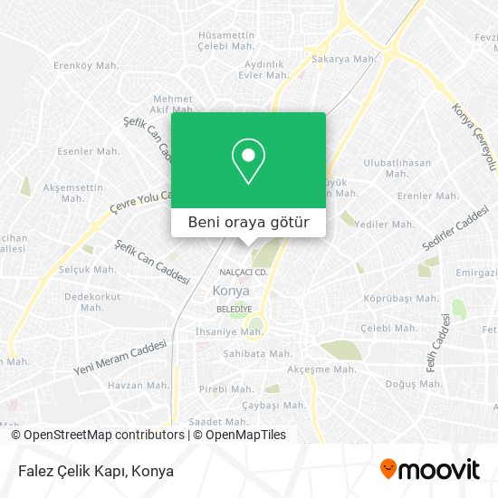 Falez Çelik Kapı harita