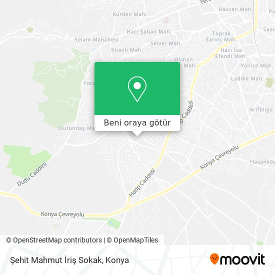 Şehit Mahmut İriş Sokak harita