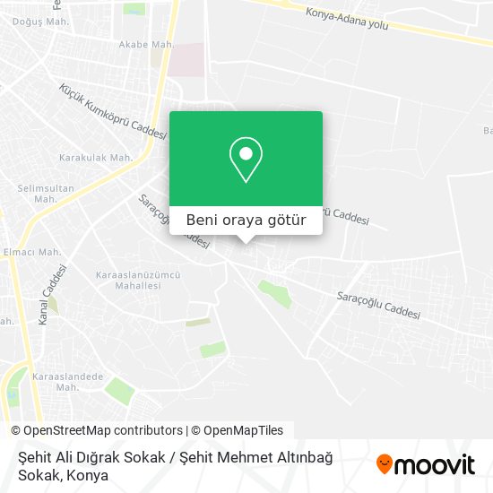 Şehit Ali Dığrak Sokak / Şehit Mehmet Altınbağ Sokak harita