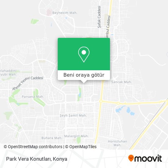 Park Vera Konutları harita