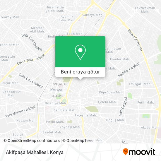 Akifpaşa Mahallesi harita