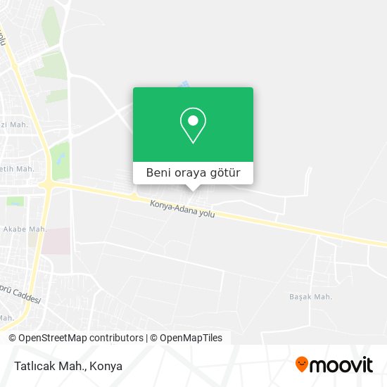Tatlıcak Mah. harita