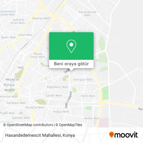 Hasandedemescit Mahallesi harita