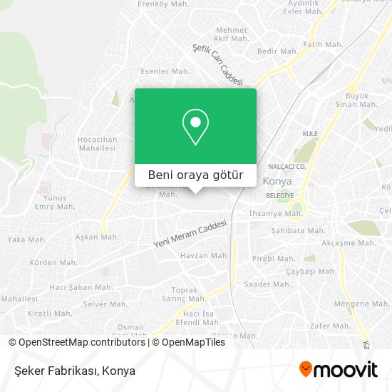 Şeker Fabrikası harita