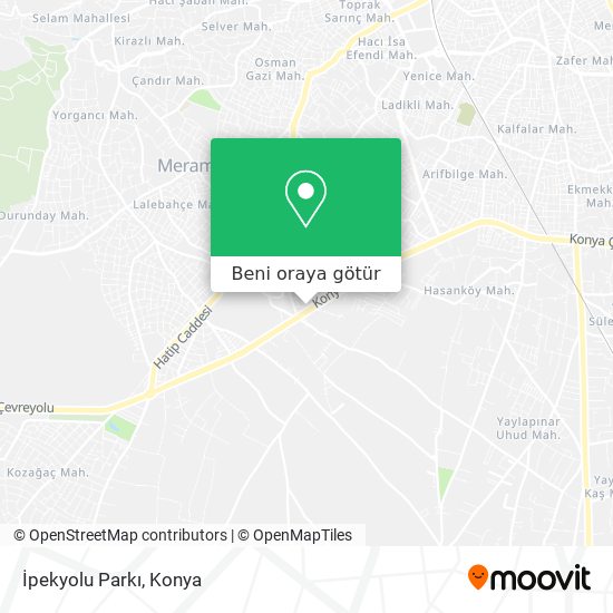 İpekyolu Parkı harita