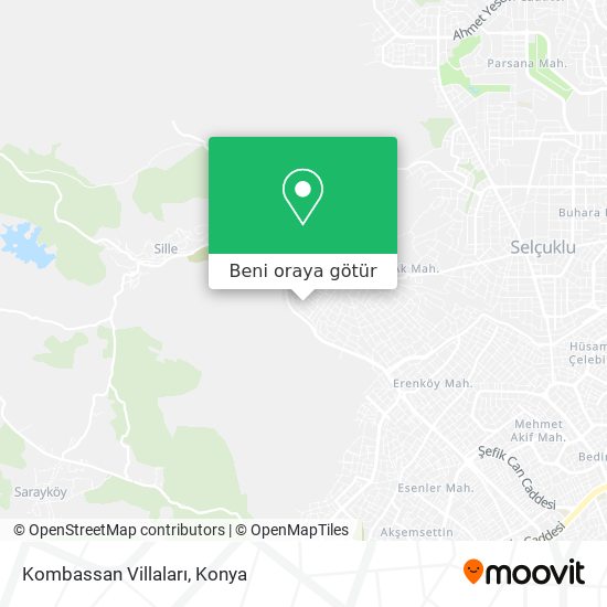 Kombassan Villaları harita