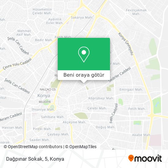 Dağpınar Sokak, 5 harita