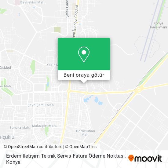 Erdem Iletişim Teknik Servis-Fatura Ödeme Noktasi harita