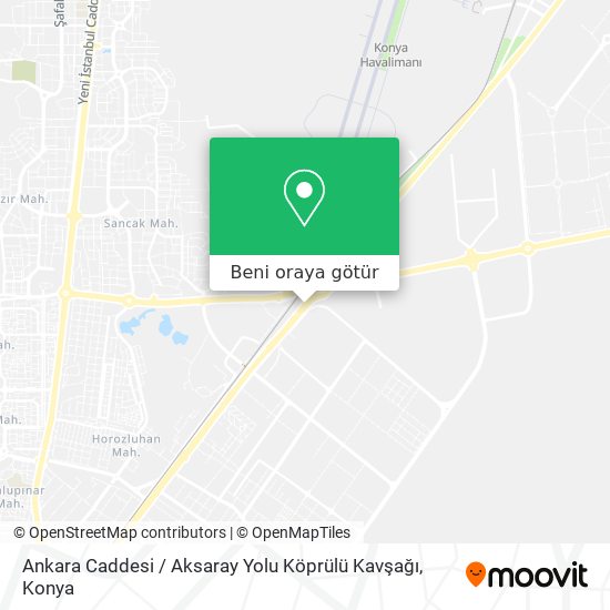 Ankara Caddesi / Aksaray Yolu Köprülü Kavşağı harita