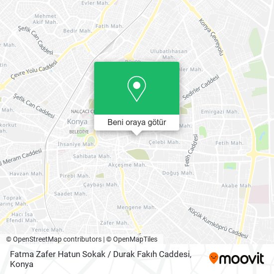 Fatma Zafer Hatun Sokak / Durak Fakıh Caddesi harita