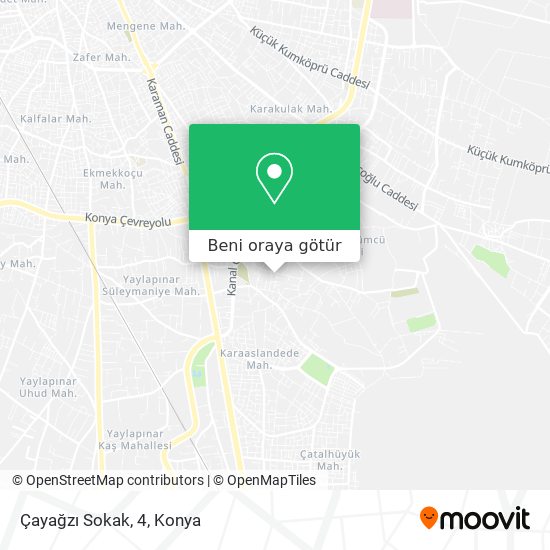 Çayağzı Sokak, 4 harita