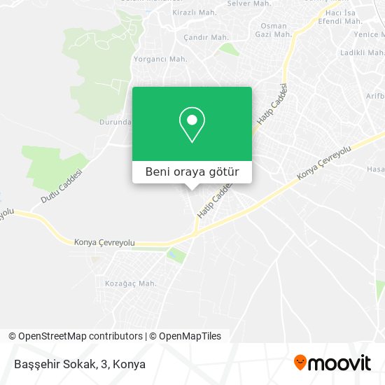 Başşehir Sokak, 3 harita