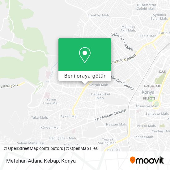 Metehan Adana Kebap harita
