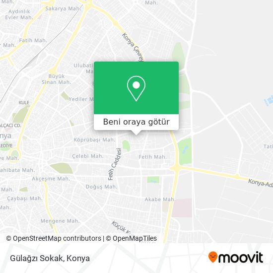 Gülağzı Sokak harita