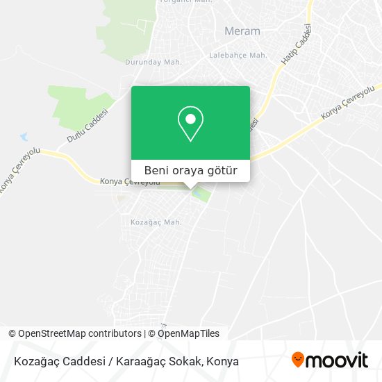 Kozağaç Caddesi / Karaağaç Sokak harita