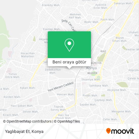 Yaglıbayat Et harita