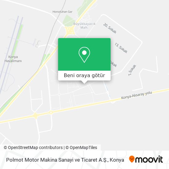 Polmot Motor Makina Sanayi ve Ticaret A.Ş. harita
