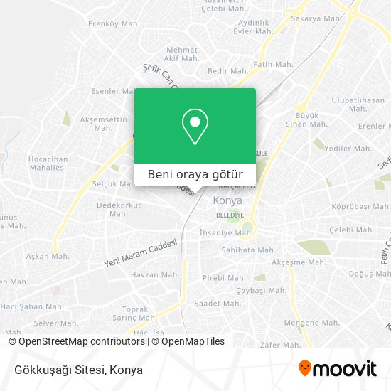 Gökkuşağı Sitesi harita