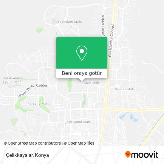 Çelikkayalar harita