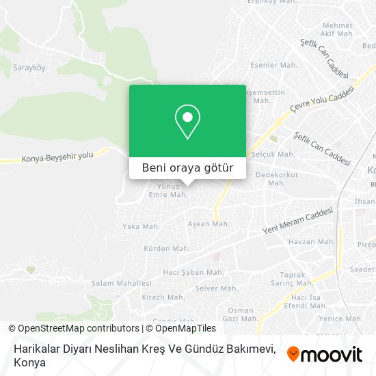 Harikalar Diyarı Neslihan Kreş Ve Gündüz Bakımevi harita