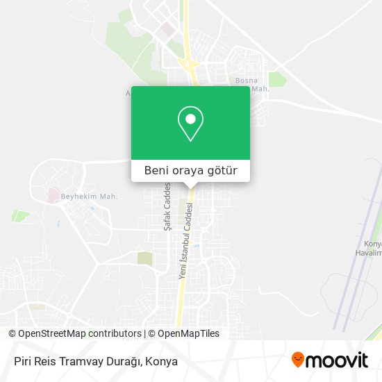 Piri Reis Tramvay Durağı harita