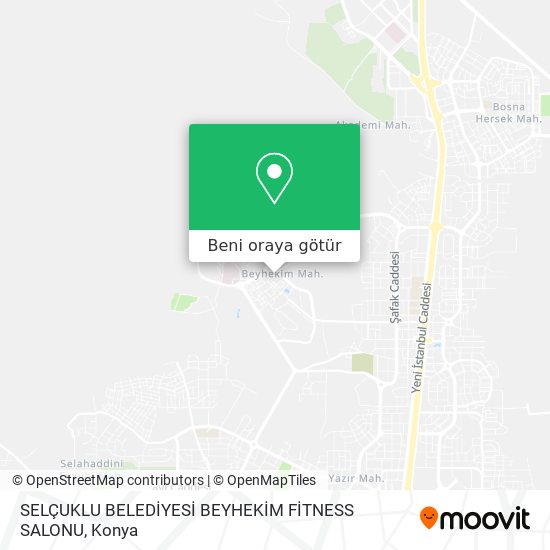 SELÇUKLU BELEDİYESİ BEYHEKİM FİTNESS SALONU harita