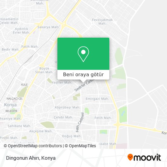 Dingonun Ahırı harita