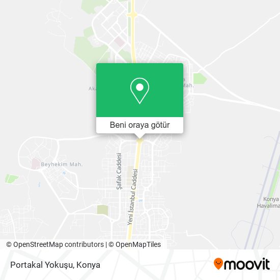 Portakal Yokuşu harita